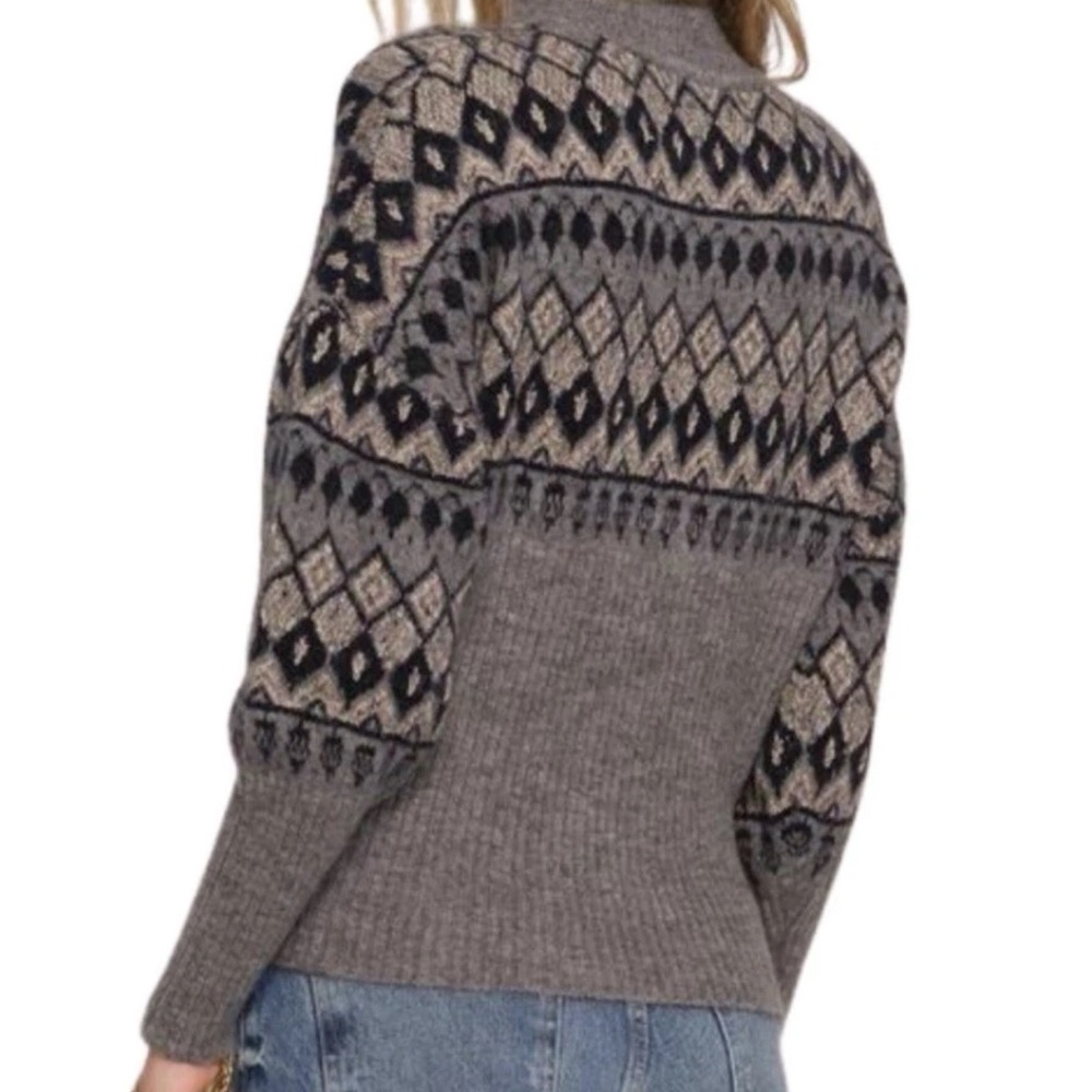 HEARTLOOM  LIVIA Sweater Smoke SIZE LARGE - Picture 2 of 4